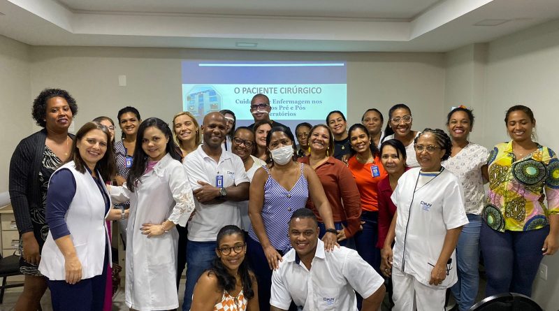 Equipe da Internação Adulto recebe treinamento