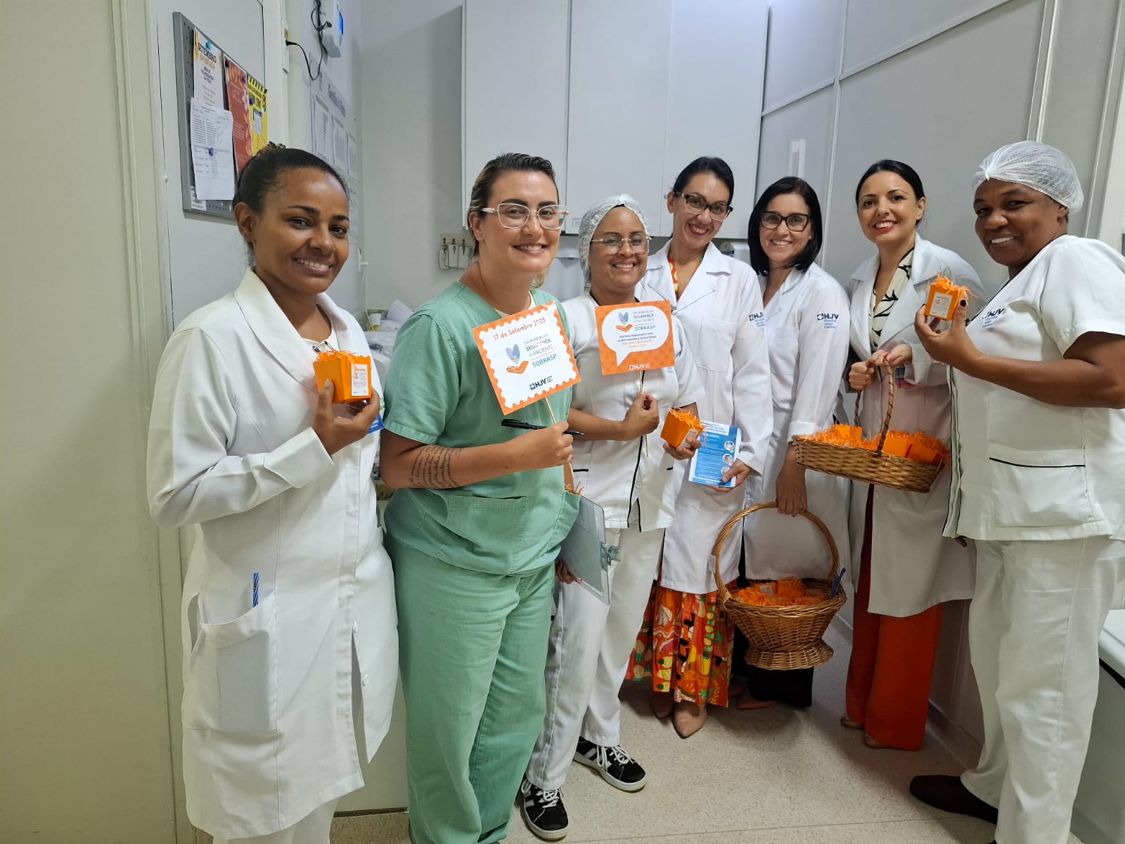 Ação itinerante no Dia Mundial da Segurança do Paciente