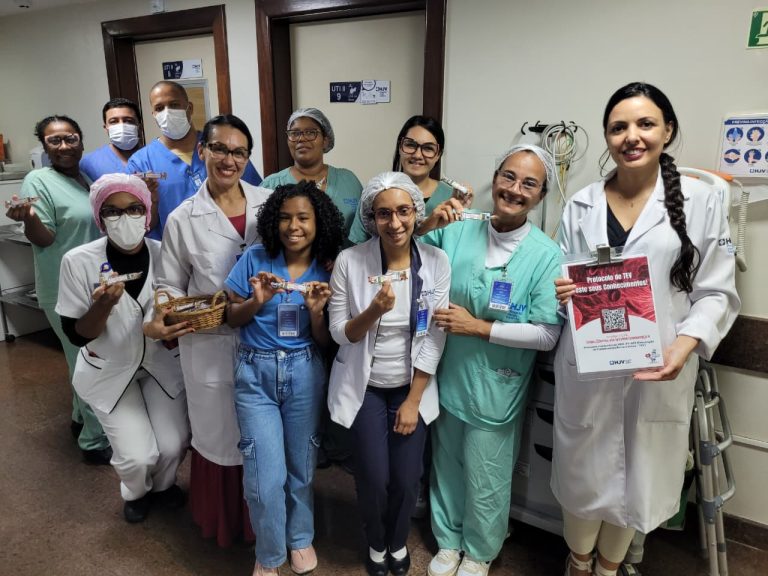 Dia Mundial de Prevenção ao Tromboembolismo Venoso: HJV realiza ação itinerante sobre o Protocolo de TEV