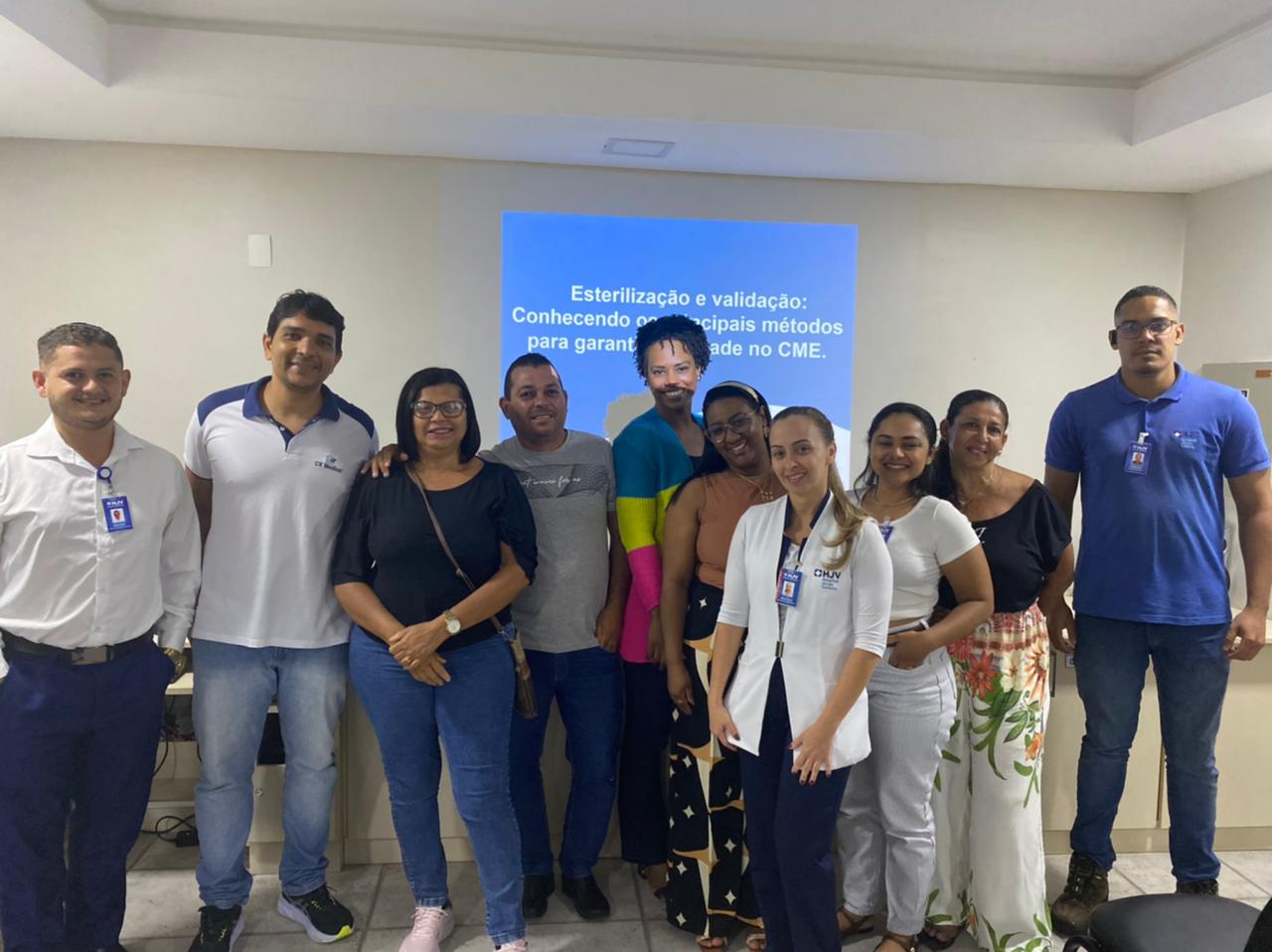 Equipe da CME participa de capacitação voltada à melhoria contínua dos processos no HJV