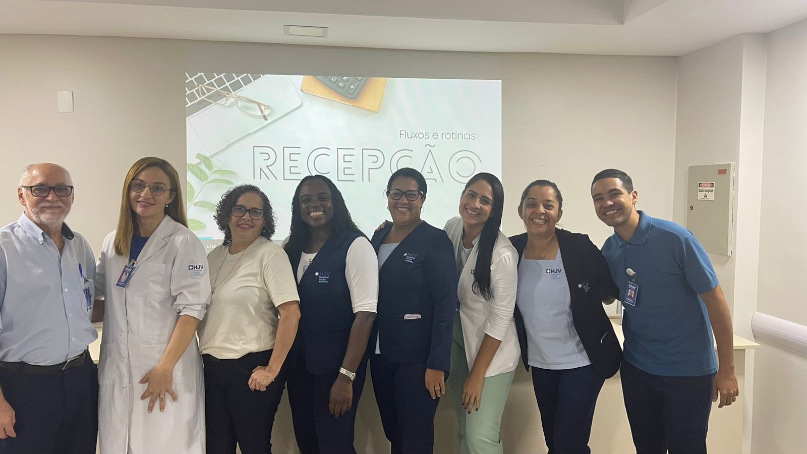 HJV realiza Capacitação para equipe da Recepção