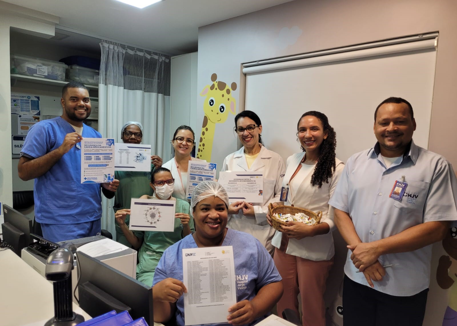 Capacitação itinerante sobre medicação segura fortalece cultura de segurança no Hospital Jorge Valente