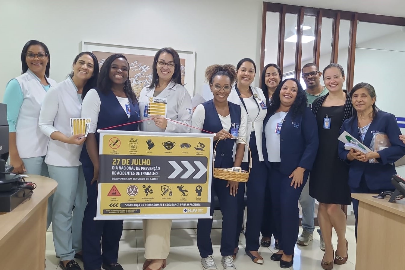 SESMT promove ação itinerante e reforça a prevenção de acidentes no Hospital Jorge Valente